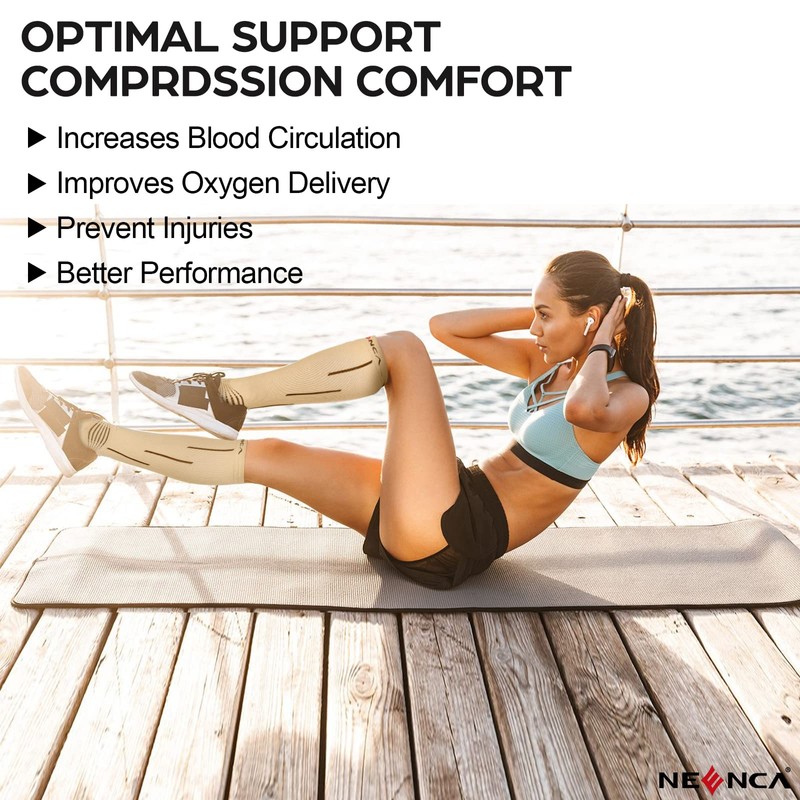 NEENCA Medical Compression Socks 20-30 mmhg for Men Women