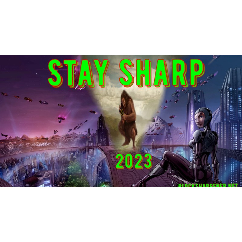 Block sharpener Glow in the dark-Outdoorsm - Plastic, Glow Blue