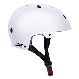 Core Protection Action Sports Helmet Skate/BMX/Bike/MTB/Roller Derby/Scooter - White, L/XL