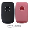 KUSTSOFT Silicone Rubber Key Fob Cover Compatible with 2019-2024 Mazda