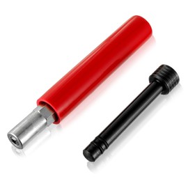 CDDCWZ Grease Fitting Cleaning Tool -Grease Zerk Cleaner, Cleans and Flushes Out Old Dried Grease from Fittings, Pins, Shafts, Bushings, and Joints. Uses Penetrating Fluid and Hydraulic Pressure（Red）