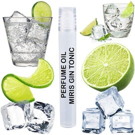 MIRIS Perfume Oil Gin Tonic Unisex For Women and Men Roll-On Alcohol Free | 0.34 Fl Oz