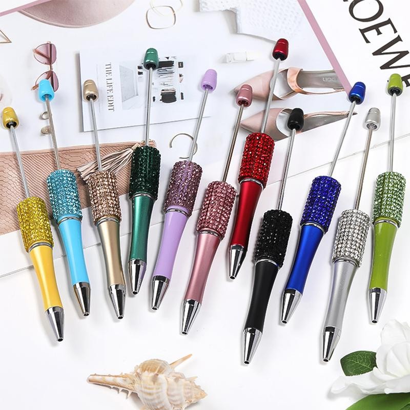 【P2】 (Pen has GAP on wrap) Qty 5 Standard Rhinestone