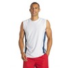 Sporti Men's Sleeveless UPF 50+ Comfort Fit Rashguard - White