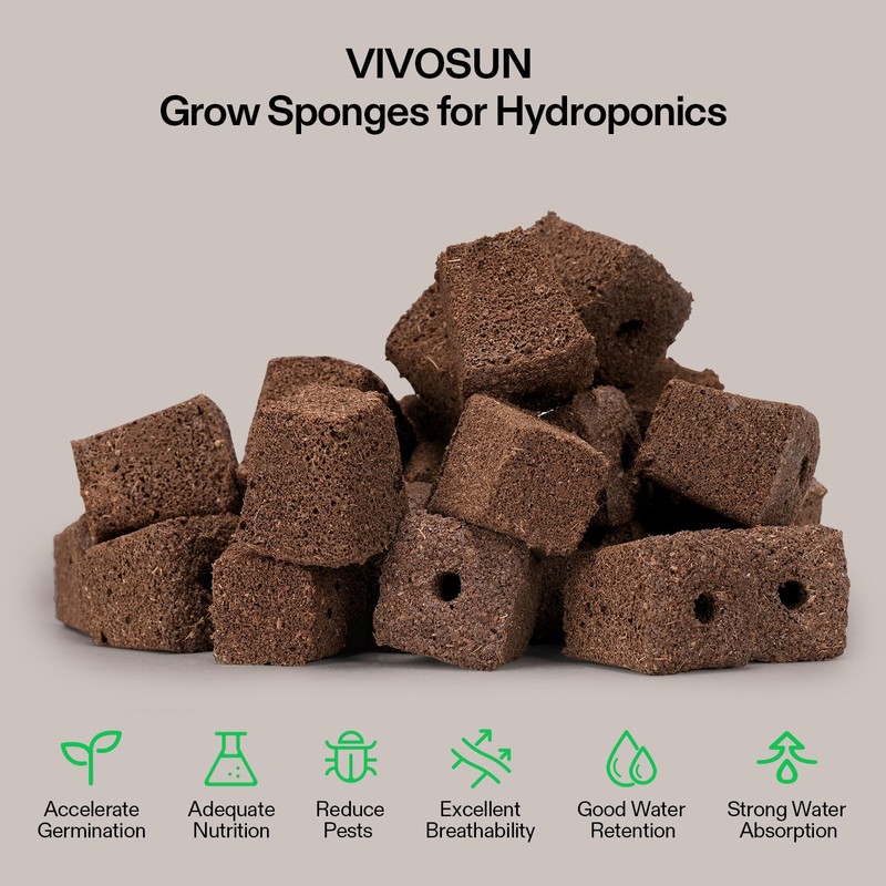 VIVOSUN Wall-Mounted Hydroponic Grow Kit, 1 Layers 36 Plant Sites