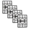 4PCS Vacuum Cleaner Strainer Filter Element Kit for Shark ZU560