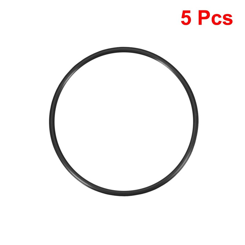 sourcing map 5 Pcs Metric Nitrile Rubber O-Rings Seal Rubber
