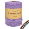 FORBELL Macrame Yarn, 3 mm x 300 m Premium Cotton