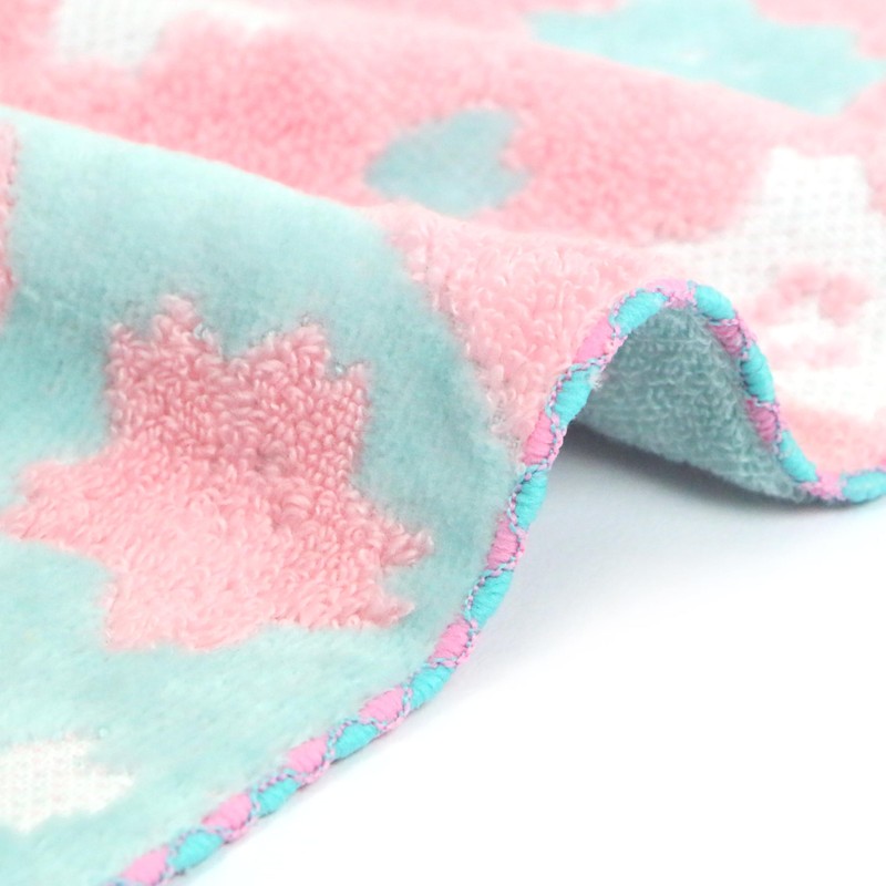 Imabari Towel Iori Sakura Handkerchief Towel, Fluffy, Soft, Highly Absorbent