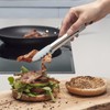 Zeal Silicone Non Stick Kitchen Mini Tongs with Stainless Steel