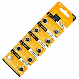 Tian Qiu 10 PCS LR41 AG3 392 LR736 Alkaline Battery 1.5V Button Cell for Watch Remote TQ