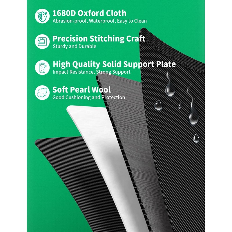 Oasser Trunk Organizer Cargo Organizer Trunk Storage Waterproof Collapsible Durable