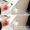 kimitimi 24 Pack Magnetic Cabinet Locks Baby Proofing - Child