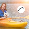 2 Pack Durable Side Mount Kayak Handles, Kayak Molded Webbing