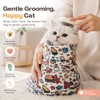 Cat Grooming Wrap for Nail Trimming – Self-Adherent Swaddle Cloth