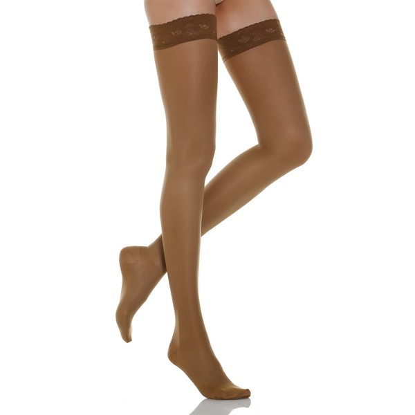 Relaxsan Microfibre 870M (Beige, Sz.3) - 140 denier microfiber moderate