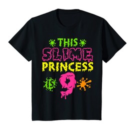 Kids Slime Birthday, 9th Birthday, Slime Princess, 9 Years Old T-Shirt