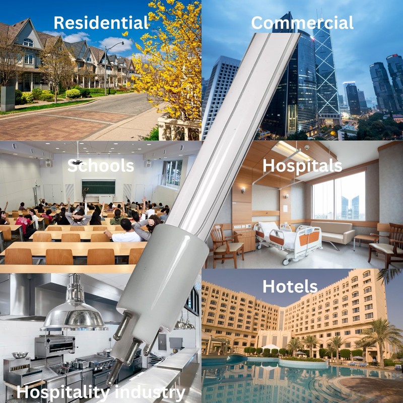 LSE Lighting S410RL-HO UV Lamp – 254nm 4-Pin High Output