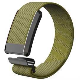 synwee Replacement Wristband for Whoop 4.0 - Breathable Recycled Polyamide band & U-shaped Metal Frame& FitnessTracker Accessories (Army Green)