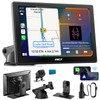 IK5 9" Wireless Apple CarPlay & Android Auto Screen, Portable