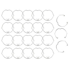 Lamp Retaining Spring Clip Ring (20pcs) Compatible with 50mm MR16 GU10 Spotlights Downlight
