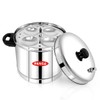 PANCA Idli Maker With 6 Plates - Stainless Steel Premium