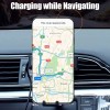 Ele-Gate Cargador Inalámbrico Carga Rápida De 10w Con Soporte Auto