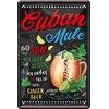 schilderkreis24 - Tin Signs Cocktail Recipe Cuban Mule Decorative Metal