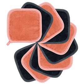 POLYTE Paño Desmaquillante Facial de Microfibra, 15.2x15.2 cm, 10 Pzas