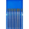 TEN-HIGH Wolframelektrode WL15 , 2.4 x 175mm Strahlungsfrei, gold 10