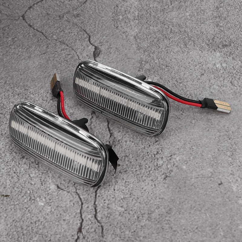 1 Pair Fender Side Marker Lamp Turn Signal Light 12V