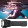 Scuba Diving Light Professional Underwater Flashlight 100meter IPX8 Waterproof Dive