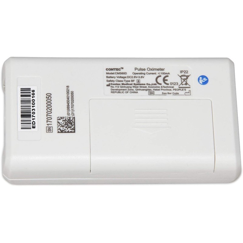 CONTEC CMS60D Color OLED Screen White Electronic Portable Handheld Pulse