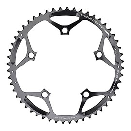 SPECIALITES Single Chainring 10/11S x 52 Teeth - BCD 110mm Black for