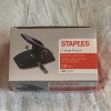 staples 2- hole punch 28 sheet capacity metal skid base