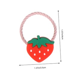 Vaguelly 16pcs Fruit Hair Ties Hairbands Sports Boys and Girls Hair Clips for Girls