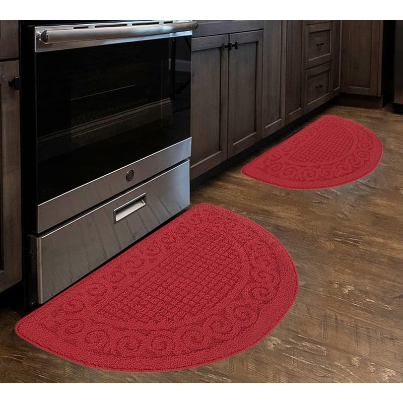 Kitchen Rugs Mats for Floor 2 Piece 18”X30”, Non Slip