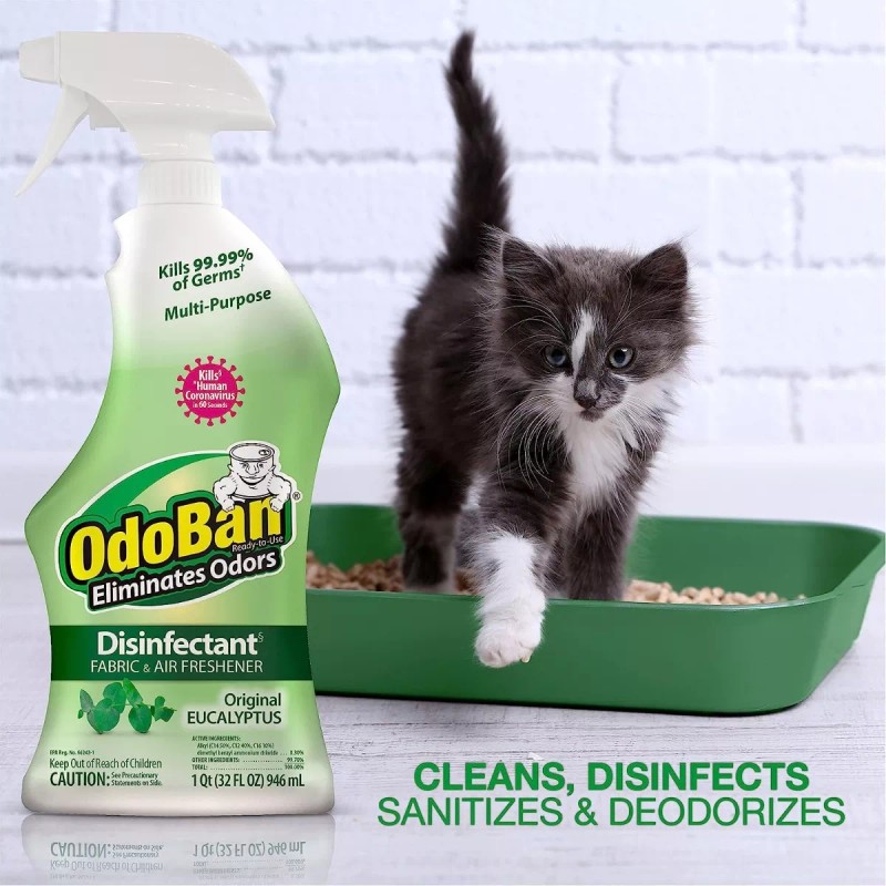 Odoban 2 Pack Limpiador Odoban Odo Ban Elimina Olores Y