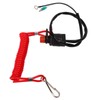 Boat Engine Emergency Stop Switch Safety Tether Lanyard ABS for