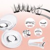 Magnetic Eyelashes Kit with Applicator, Higu clace Natural look Magnetic
