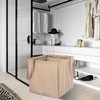 YUJHON Clothes Hanger Organizer Holder with Handles Hanger Storage Triangle