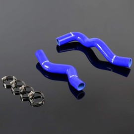 PIT66 Silicone Radiator Hose Kit Compatible with 2000-2006 Nissan Sentra SPEC-V SER SE-R Blue