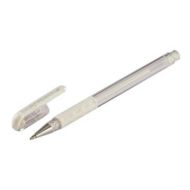 Pentel K118LW Hybrid Rollerball Pen White