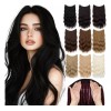 Xbwig Extensiones De Cabello De Alambre Invisible De 22 Pulgadas