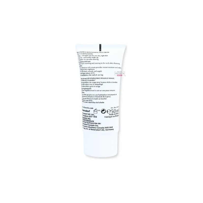 Eucerin Urea Repair 50ml Crema Rica Reparadora Para Rostro