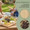 100 Pcs Bamboo Cocktail Sticks, Natural Bamboo Skewers with Looped
