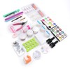 Professional Nail Art Tips Dead Skin Fork Rhinestones Scissors Manicure