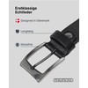 PHILIPSONS Premium Genuine Leather Belt for Men, 35 mm Wide,