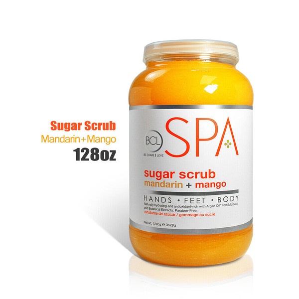 BCL SPA Organic Sugar Scrub Mandarin + Mango 1 Gallon