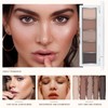 Kinretixia Neutral Nude Brown Eyeshadow Palette, 5 Matte Shades from